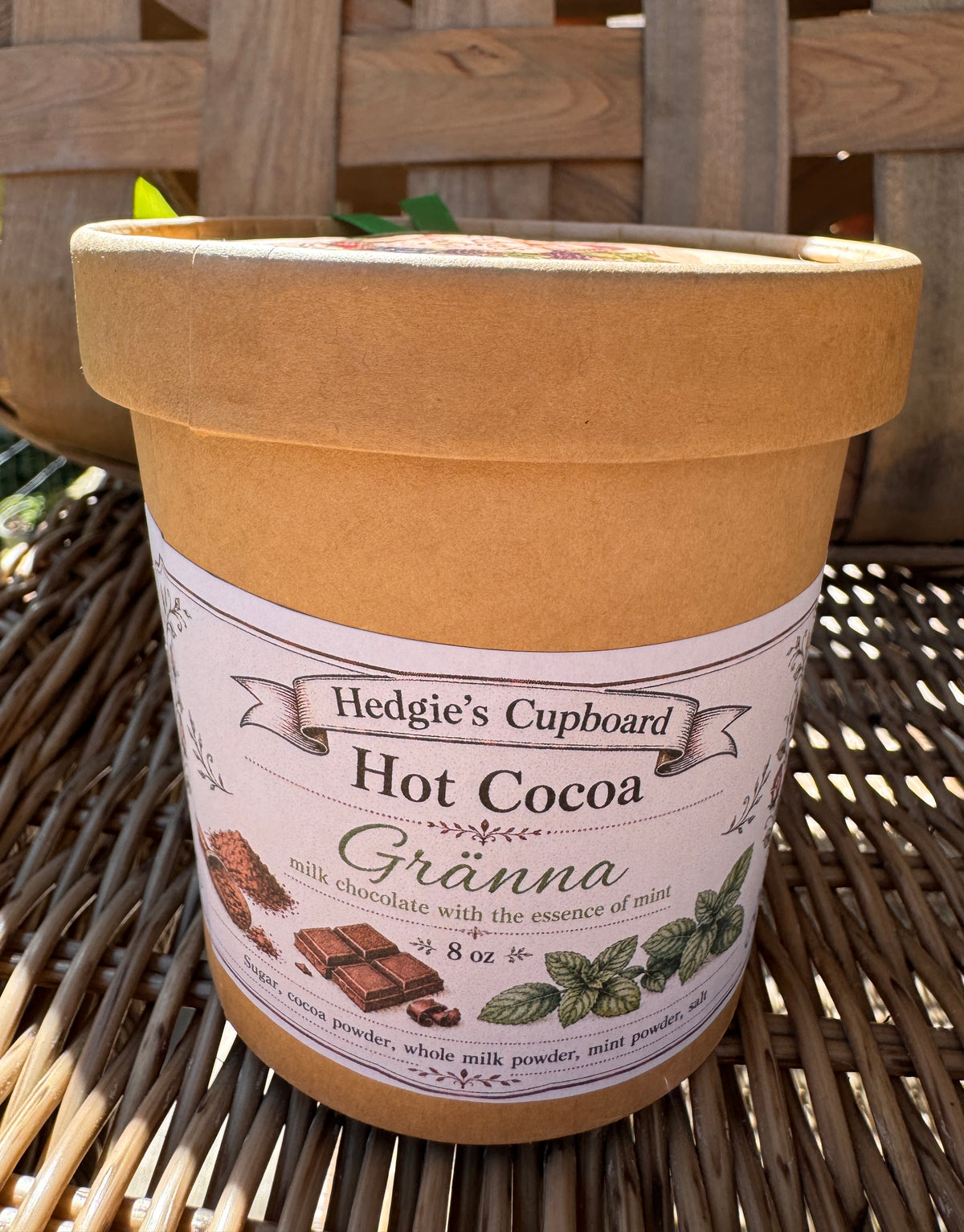 Gränna Hot Cocoa — Milk Chocolate with the Essence of Mint